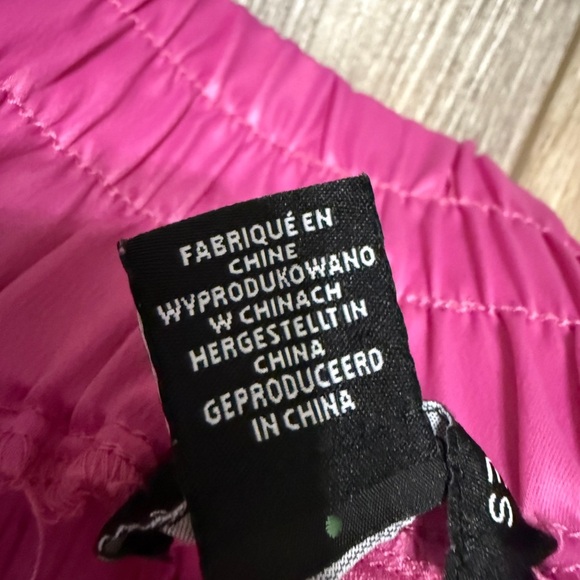 Vibrant Pink Elastic Waist wide leg soft Pants size M - Picture 10 of 10